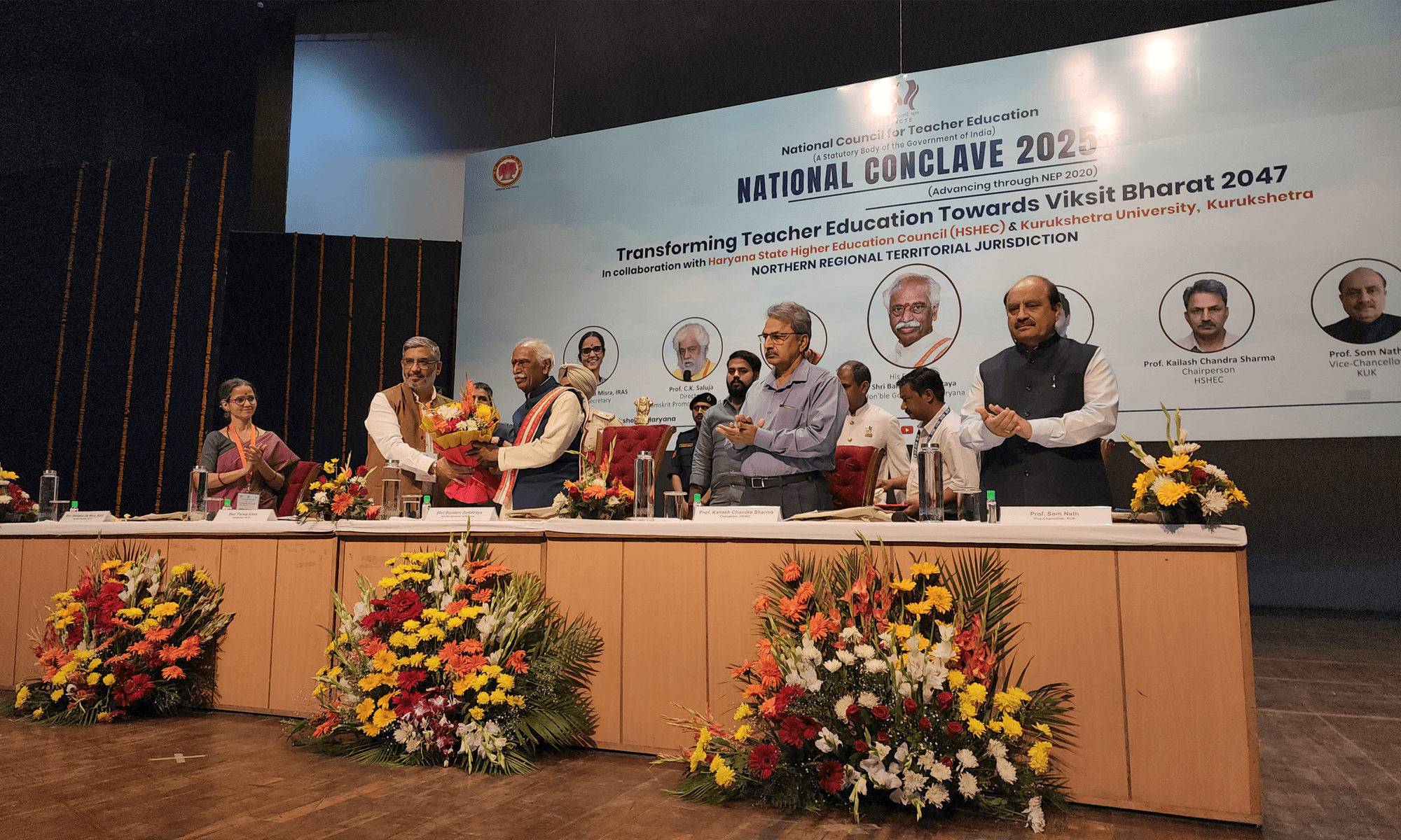 National Conclave 2025 — Haryana — group session in conference hall